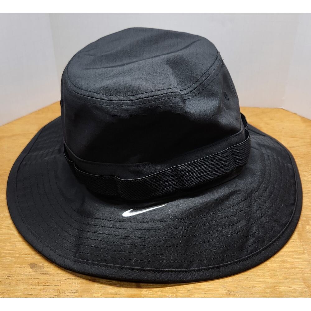 New With Tags Nike Bucket‎ Hat Size M/L Black Strap